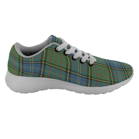 Image of Tartan Sneakers - MacMillan Hunting Ancient Scotland | Unisex Tartan Running Shoes | Sneakers Men & Women Tartan Shoes