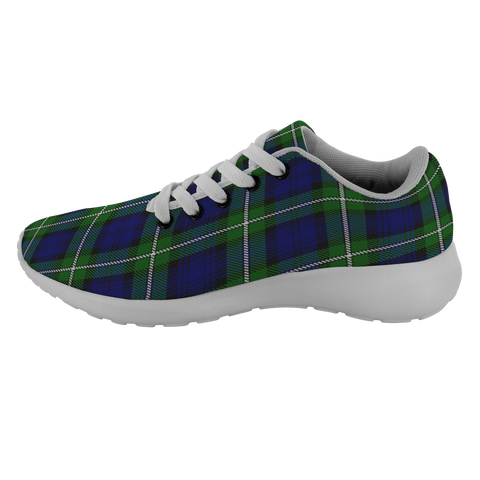 Image of ScottishShop Tartan Sneakers Forbes Modern Scotland Tartan Running Shoes - shirtskishirt