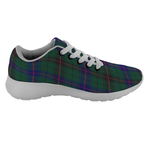 Image of ScottishShop Tartan Sneakers Davidson Modern Scotland Tartan Running Shoes - shirtskishirt