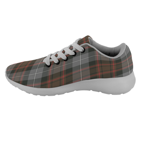 Image of Tartan Sneakers - MacRae Hunting Weathered Scotland | Unisex Tartan Running Shoes | Sneakers Men & Women Tartan Shoes