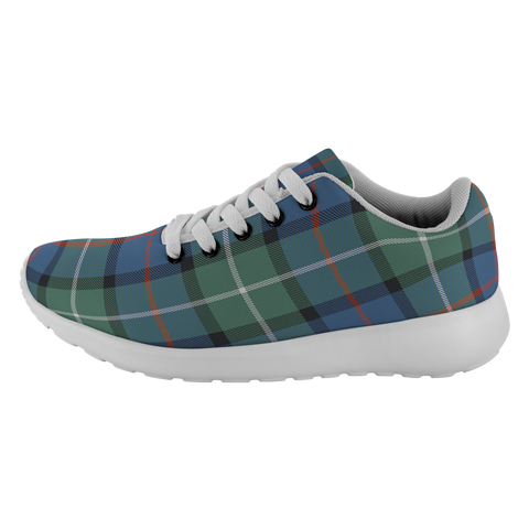 Image of ScottishShop Tartan Sneakers Davidson Of Tulloch Scotland Tartan Running Shoes - shirtskishirt