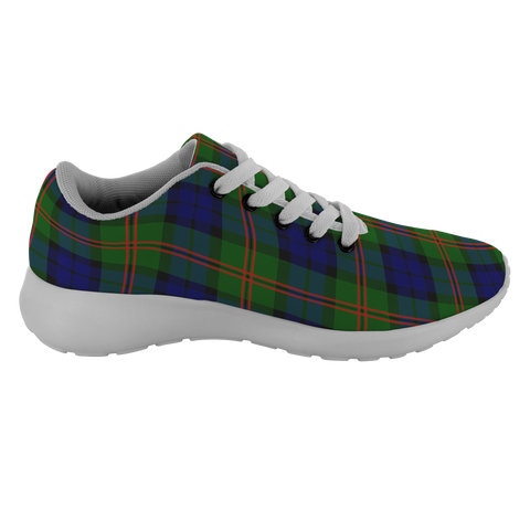 Image of ScottishShop Tartan Sneakers Dundas Scotland Tartan Running Shoes - shirtskishirt