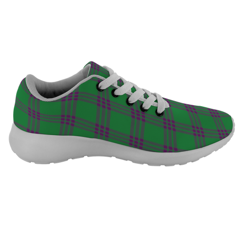 Image of ScottishShop Tartan Sneakers Elphinstone Hunting Scotland Tartan Running Shoes - shirtskishirt