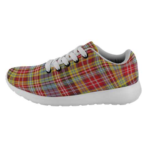 Image of ScottishShop Tartan Sneakers Drummond Of Strathallan Scotland Tartan Running Shoes - shirtskishirt