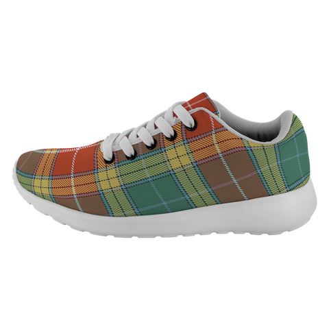 Image of ScottishShop Tartan Sneakers Buchanan Old Sett Scotland Running Shoes - shirtskishirt