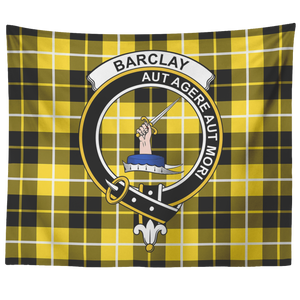 Wall Tapestry Barclay Dress Modern Tartan Clan Badge Scottish - shirtskishirt