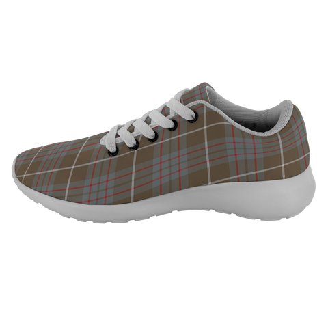 Image of Tartan Sneakers - MacIntyre Hunting Weathered Scotland | Unisex Tartan Running Shoes | Sneakers Men & Women Tartan Shoes