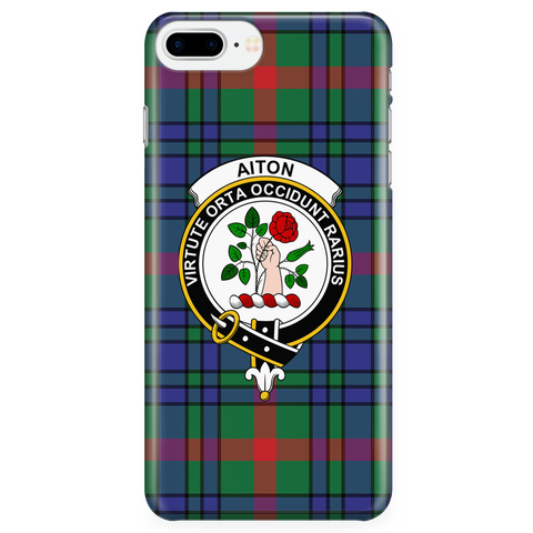 Image of Aiton Ancient Scottish Clan Tartan Phone Case - shirtskishirt