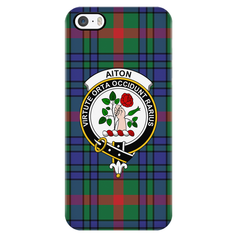 Image of Aiton Ancient Scottish Clan Tartan Phone Case - shirtskishirt