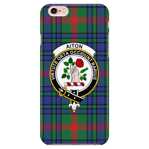 Image of Aiton Ancient Scottish Clan Tartan Phone Case - shirtskishirt