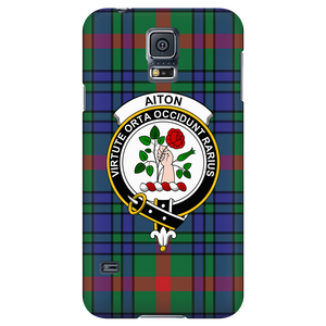 Aiton Ancient Scottish Clan Tartan Phone Case - shirtskishirt