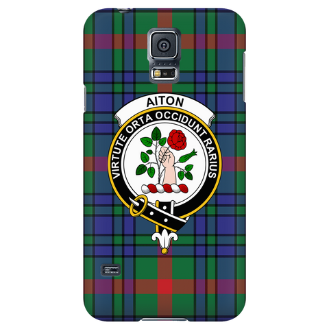 Image of Aiton Ancient Scottish Clan Tartan Phone Case - shirtskishirt