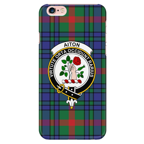 Image of Aiton Ancient Scottish Clan Tartan Phone Case - shirtskishirt