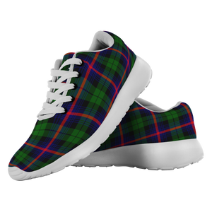 Tartan Sneakers - Urquhart Modern Scotland | Unisex Tartan Running Shoes | Sneakers Men & Women Tartan Shoes