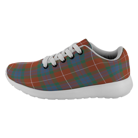 Image of ScottishShop Tartan Sneakers Fraser Ancient Scotland Tartan Running Shoes - shirtskishirt