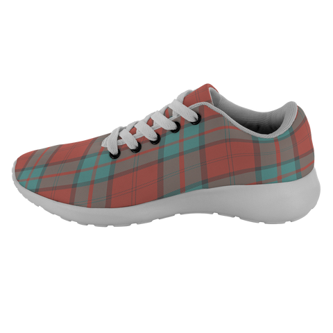 Image of ScottishShop Tartan Sneakers Dunbar Ancient Scotland Tartan Running Shoes - shirtskishirt