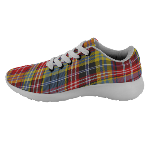 Image of Tartan Sneakers - Ogilvie Of Airlie Ancient Scotland | Unisex Tartan Running Shoes | Sneakers Men & Women Tartan Shoes