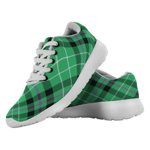 Tartan Sneakers - Hibernian fc Scotland | Unisex Tartan Running Shoes | Sneakers Men & Women Tartan Shoes