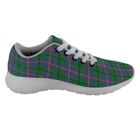 Image of ScottishShop Tartan Sneakers Carmichael Scotland Tartan Running Shoes - shirtskishirt