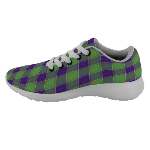 Image of ScottishShop Tartan Sneakers Dalrymple Scotland Tartan Running Shoes - shirtskishirt