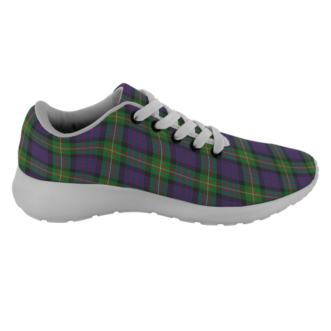 Image of Tartan Sneakers - MacDonell Of Glengarry Scotland | Unisex Tartan Running Shoes | Sneakers Men & Women Tartan Shoes