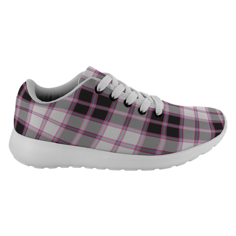 Image of Tartan Sneakers - MacPherson Hunting Modern Scotland | Unisex Tartan Running Shoes | Sneakers Men & Women Tartan Shoes