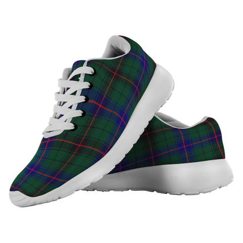 Image of ScottishShop Tartan Sneakers Davidson Modern Scotland Tartan Running Shoes - shirtskishirt