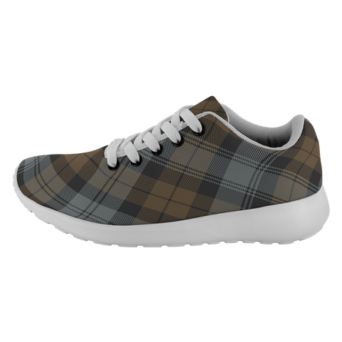 Image of ScottishShop Tartan Sneakers BlackWatch Weathered Scotland Running Shoes - shirtskishirt