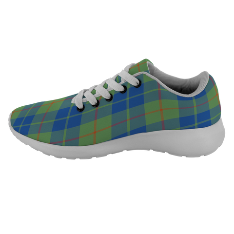 Image of ScottishShop Tartan Sneakers Barclay Hunting Ancient Scotland Running Shoes - shirtskishirt