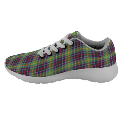 Image of ScottishShop Tartan Sneakers Clephan Scotland Tartan Running Shoes - shirtskishirt