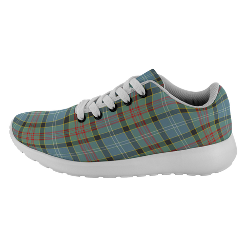 Image of Tartan Sneakers - Paisley Scotland | Unisex Tartan Running Shoes | Sneakers Men & Women Tartan Shoes