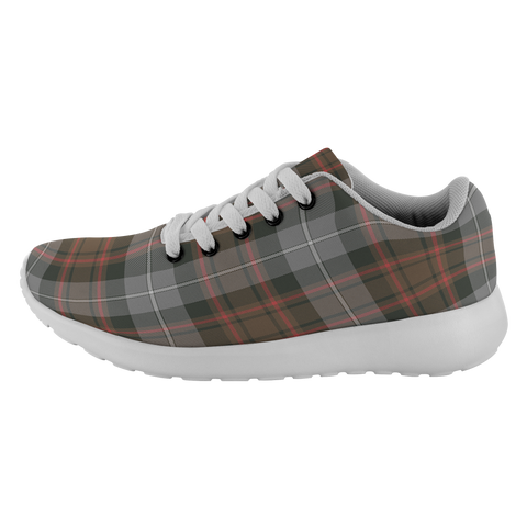 Image of Tartan Sneakers - MacRae Hunting Weathered Scotland | Unisex Tartan Running Shoes | Sneakers Men & Women Tartan Shoes