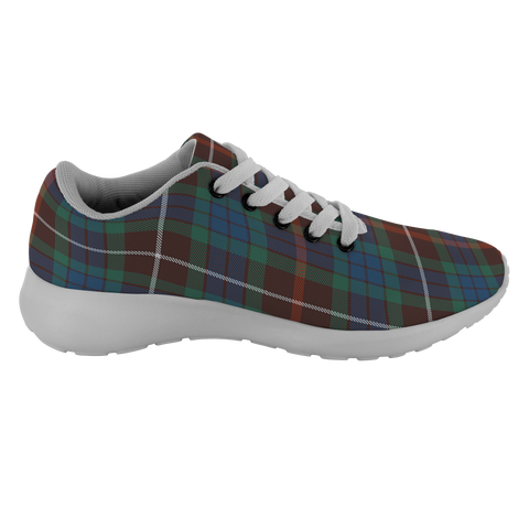 Image of ScottishShop Tartan Sneakers Fraser Hunting Ancient Scotland Tartan Running Shoes - shirtskishirt