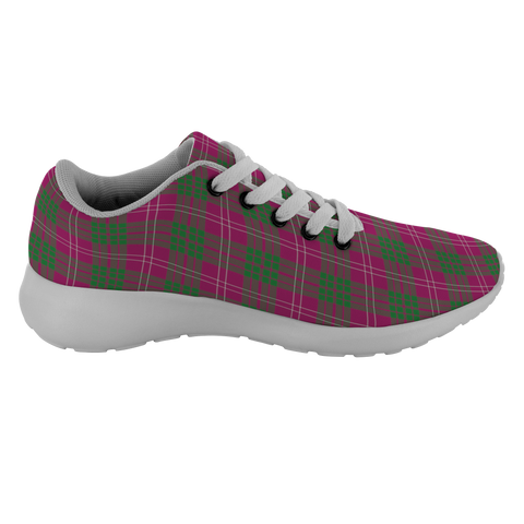 Image of ScottishShop Tartan Sneakers Crawford Scotland Tartan Running Shoes - shirtskishirt