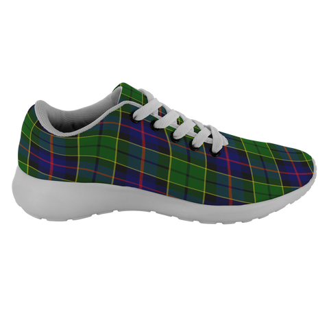 Image of ScottishShop Tartan Sneakers Forsyth Modern Scotland Tartan Running Shoes - shirtskishirt