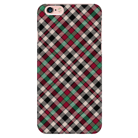 Image of Borthwick Ancient Scottish Plaid Tartan Phone Case - shirtskishirt