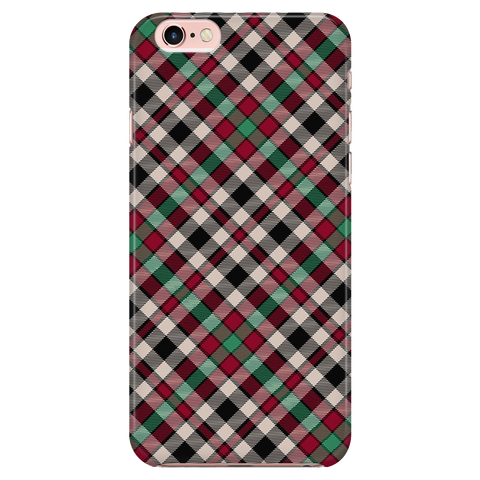 Image of Borthwick Ancient Scottish Plaid Tartan Phone Case - shirtskishirt