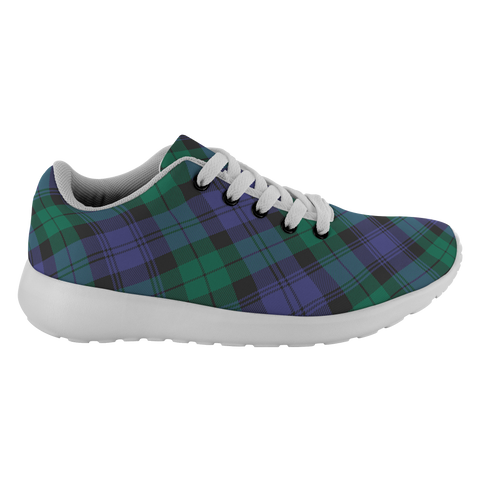 Image of ScottishShop Tartan Sneakers Blackwatch Modern Scotland Running Shoes - shirtskishirt