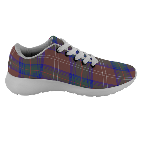 Image of ScottishShop Tartan Sneakers Chisholm Hunting Modern Scotland Tartan Running Shoes - shirtskishirt