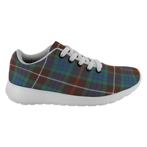 Image of ScottishShop Tartan Sneakers Fraser Hunting Ancient Scotland Tartan Running Shoes - shirtskishirt