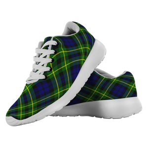 ScottishShop Tartan Sneakers Campbell Of Breadalbane Modern Scotland Tartan Running Shoes - shirtskishirt