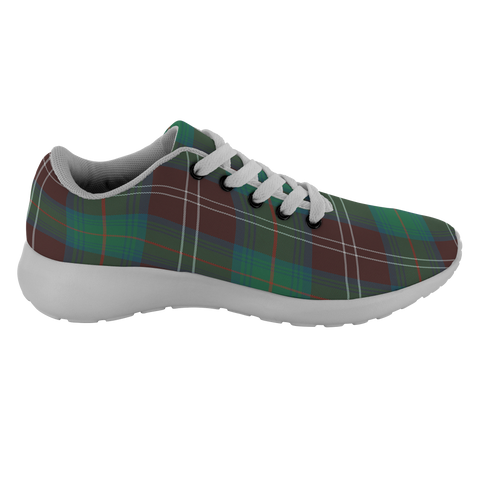 Image of ScottishShop Tartan Sneakers Chisholm Hunting Ancient Scotland Tartan Running Shoes - shirtskishirt