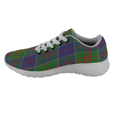 Image of Tartan Sneakers - Stewart Of Appin Hunting Modern Scotland | Unisex Tartan Running Shoes | Sneakers Men & Women Tartan Shoes