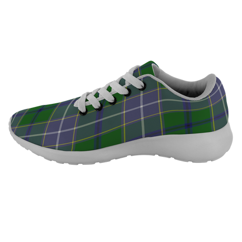 Image of Tartan Sneakers - Wishart Hunting Scotland | Unisex Tartan Running Shoes | Sneakers Men & Women Tartan Shoes