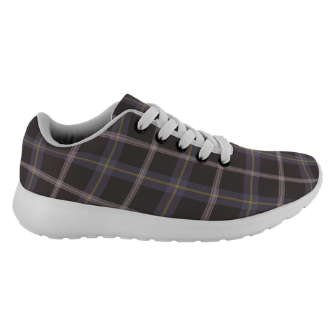 Image of Tartan Sneakers - Navy Dress Grey Scotland | Unisex Tartan Running Shoes | Sneakers Men & Women Tartan Shoes