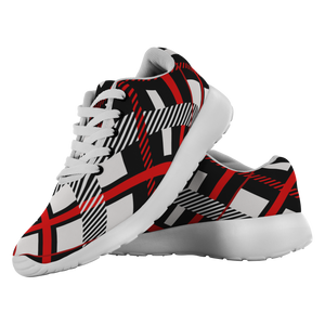 Tartan Sneakers - Home Scotland | Unisex Tartan Running Shoes | Sneakers Men & Women Tartan Shoes