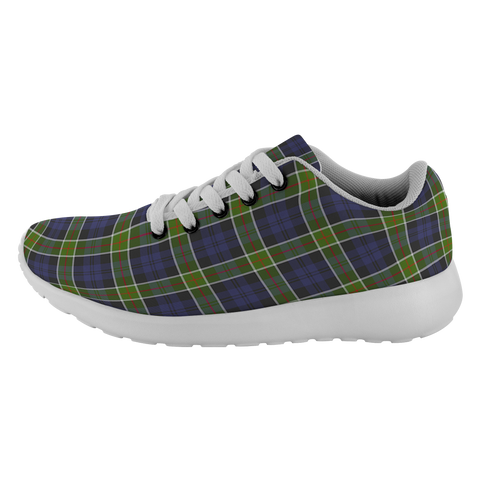 Image of ScottishShop Tartan Sneakers Colquhoun Scotland Tartan Running Shoes - shirtskishirt