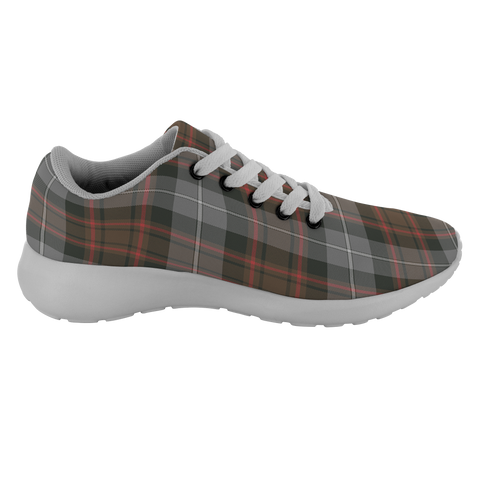 Image of Tartan Sneakers - MacRae Hunting Weathered Scotland | Unisex Tartan Running Shoes | Sneakers Men & Women Tartan Shoes