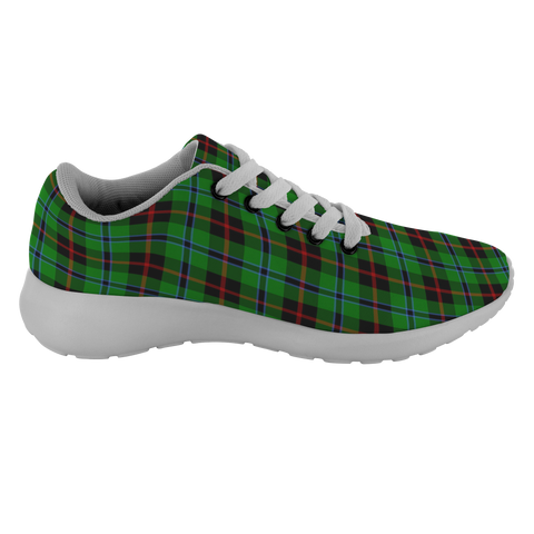 Image of ScottishShop Tartan Sneakers Douglas black Scotland Tartan Running Shoes - shirtskishirt