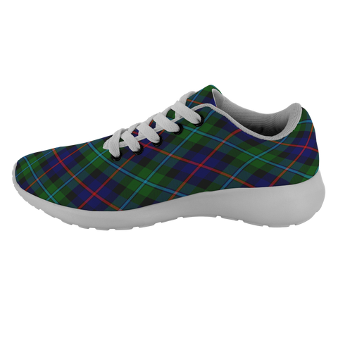 Image of ScottishShop Tartan Sneakers Campbell Of Cawdor Modern Scotland Tartan Running Shoes - shirtskishirt